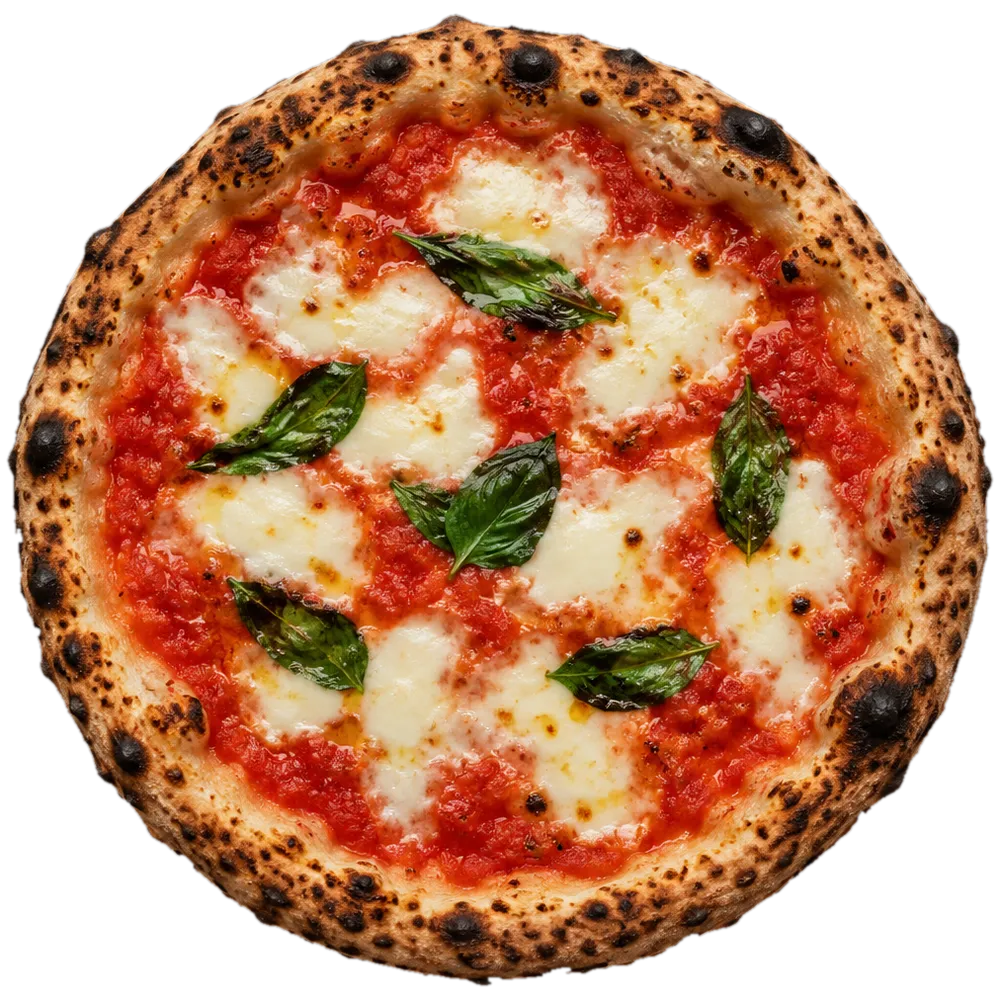 Margherita sett ovenfra