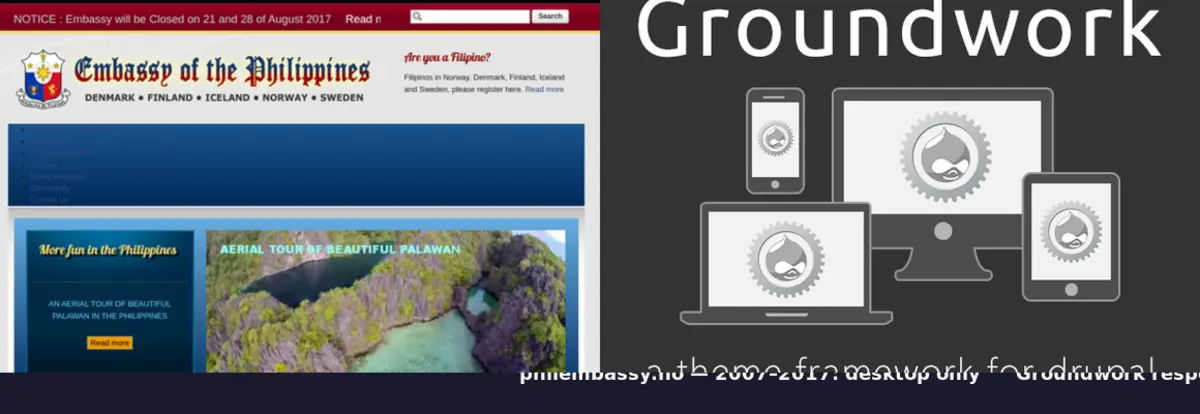 Case Study: philembassy.no (Platform Upgrade, Custom Framework and Mobile-First)
