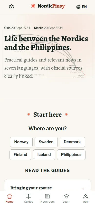 Mobilvisning av nordicpinoy.com